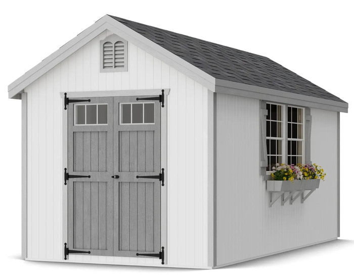 Little Cottage Co. 8x16 Colonial Williamsburg Wood Shed Kit